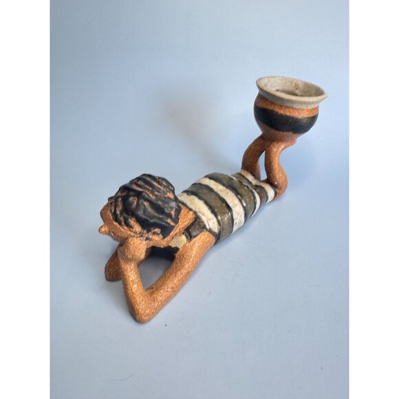 Metlox Poppet Barney The Surfer By Poppytrail Stoneware Figurine 9" Handcrafted - Picture 4 of 8